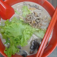 Black bean noodle soup at Tian Yuan 田园健康食品 in Central Singapore