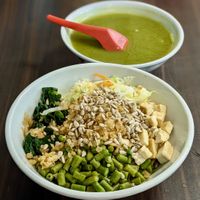 Vegan Thunder Tea Rice at Tian Yuan 田园健康食品 in Central Singapore