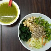 Thunder tea rice at Tian Yuan 田园健康食品 in Central Singapore