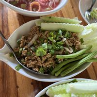   at Tae Sook Vegan Food in Bangkok