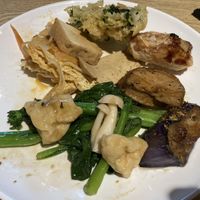 But it was very tasty    at Ahimsa Buffet 無肉食 in New Territories