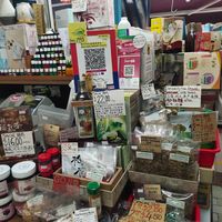 At cashier at Teng Yang Vegetarian and Organic Products in Central Singapore