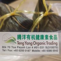 Healthy home made vegetarian dumplings at Teng Yang Vegetarian and Organic Products in Central Singapore