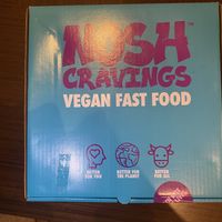Pizza box  at Nosh Cravings in Doha