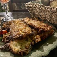 Fried zuchimi  at Estia in Zakynthos