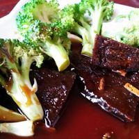 Orange Veggie Beef at Garden Fresh in Palo Alto