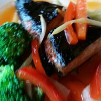 Veggie Fish at Garden Fresh in Palo Alto