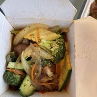 Black pepper chicken (3/5)  at Garden Fresh in Palo Alto