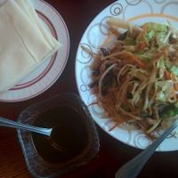 Mu Shu pancakes at Garden Fresh in Palo Alto