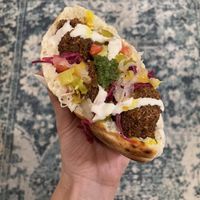 Made this from the falafel platter😄so good! at Tamam - Upper East Side in New York City