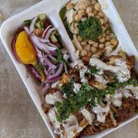 Cauliflower schwarma platter at Tamam - Upper East Side in New York City