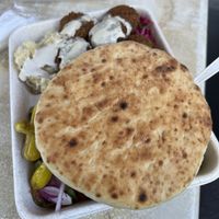 Softest pita ever for real   at Tamam - Upper East Side in New York City