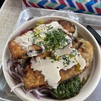 Eggplant platterr  at Tamam - Upper East Side in New York City