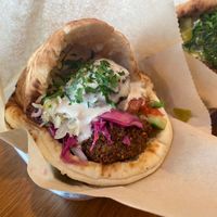 Falafel pita sandwich at Tamam - Upper East Side in New York City