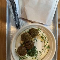 Hummus falafel bowl  at Tamam - Upper East Side in New York City
