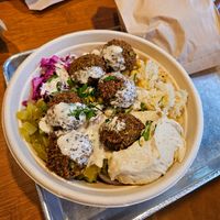 Falafel platter at Tamam - Upper East Side in New York City