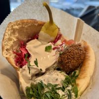 Falafel Pita  at Tamam - Upper East Side in New York City