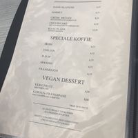 Dessert opties at Restaurant de Merwelanden in Dordrecht