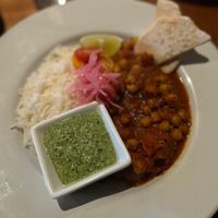 Chana Masala at Novio's Bistro in Bangor