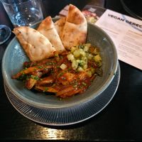 Vegan butter chicken dish at Van Sprang in Ermelo