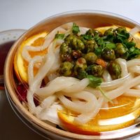 Soyokaze salad with udon noodles at OSushi in Dusseldorf