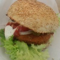 Burger  at vego Foodworld in Berlin