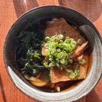 Kitsune udon   at Okome House in Minneapolis