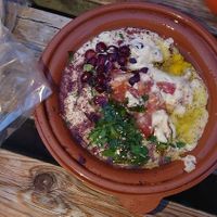 baba ghanoush at Little Petra in Cambridge