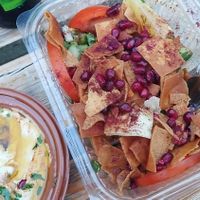 fattoush salad at Little Petra in Cambridge