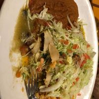 Espinaca enchiladas   at Fonda Oaxaqueña in Chelan