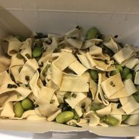 Sautéed Beancurd with preserved vegetables. So good! at Crystal Jade LaMian XiaoLongBao 翡翠拉面小笼包 - Bugis Junction in Central Singapore