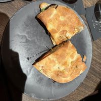 Vegan thin-crusty-dough-panino  at Fetiche in Ljubljana