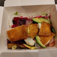 Bento box at Sato Bento in Ljubljana