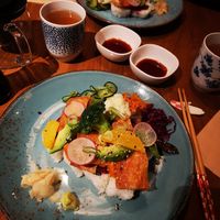 Vegan sushi at Sato Bento in Ljubljana