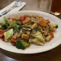 Drunken noodle with tofu  at Drunken Noodle in Sacramento