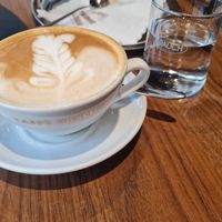 Cappuccino with soy milk at Cafe Seegasse in Zell Am See