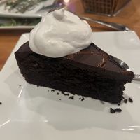 This is not the chocolate peanut butter cake, it’s their chocolate olive oil cake and it was unfortunately too dry to enjoy. The chocolate outer layer is pretty tasty tho!  at Seva - Ann Arbor in Ann Arbor