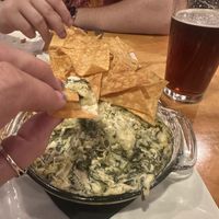Vegan Spinach artichoke dip  at Seva - Ann Arbor in Ann Arbor