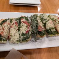 Pesto Crostini at Seva - Ann Arbor in Ann Arbor