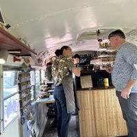   at Skool Beans in Vik