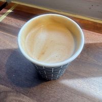 Oat flat white  at Skool Beans in Vik