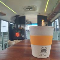 Bamboo cups available at Skool Beans in Vik