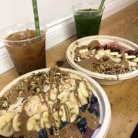 Smoothie bowls, coffee, and matcha  at BOL in Wellfleet