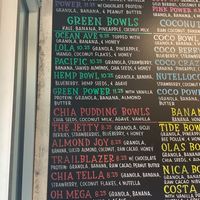 Part Of Menu August 2020 at Playa Bowls in Wildwood