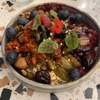 açai bowl  at Szimply in Budapest