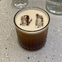 Nitro latte  at Szimply in Budapest