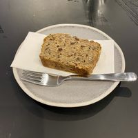 Banana bread  at Szimply in Budapest