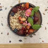 acai bowl  at Szimply in Budapest