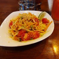 Papaya salad at Be Heroes in Schlieren