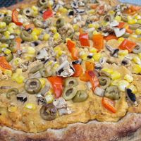 Italian job pizza at Plant Power in Novi Sad